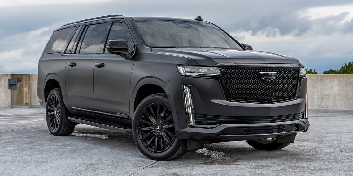 Luxury vehicle for wedding chauffeur transportation in Chicago